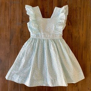 Dondolo ruffle dress with low back, size 6